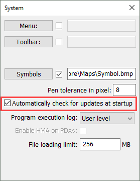 CheckForUpdatesAtStartup