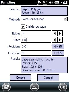 sampling_dialog_box